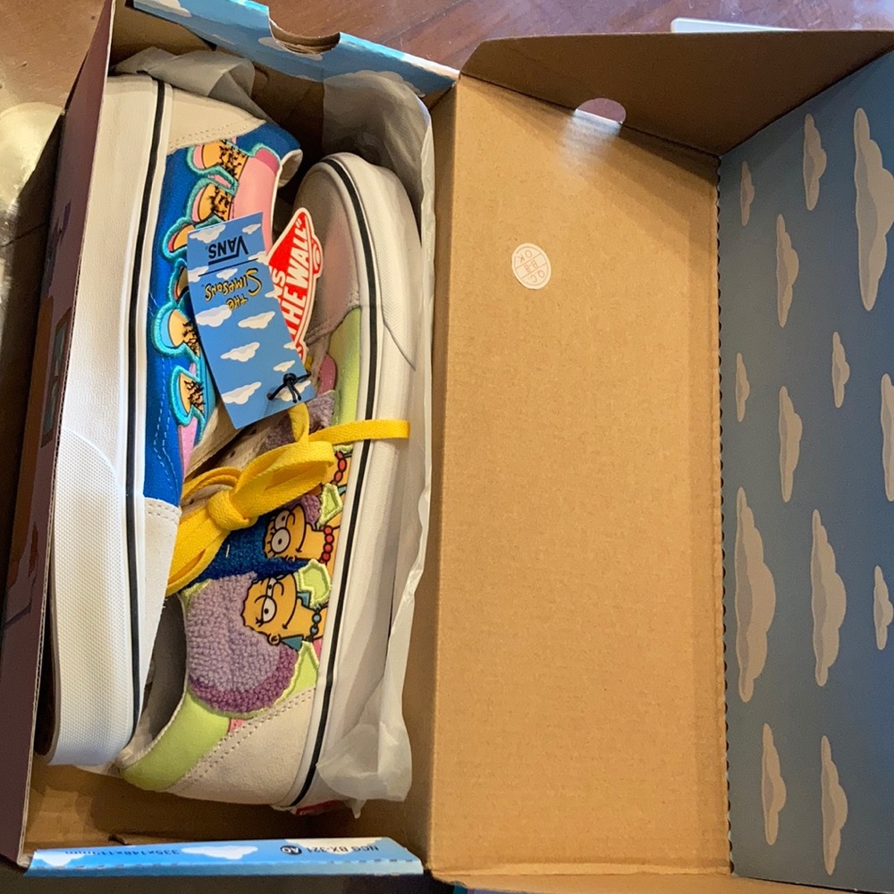 Simpsons Vans Size 10 Men’s The Bouviers Old Skool Vans